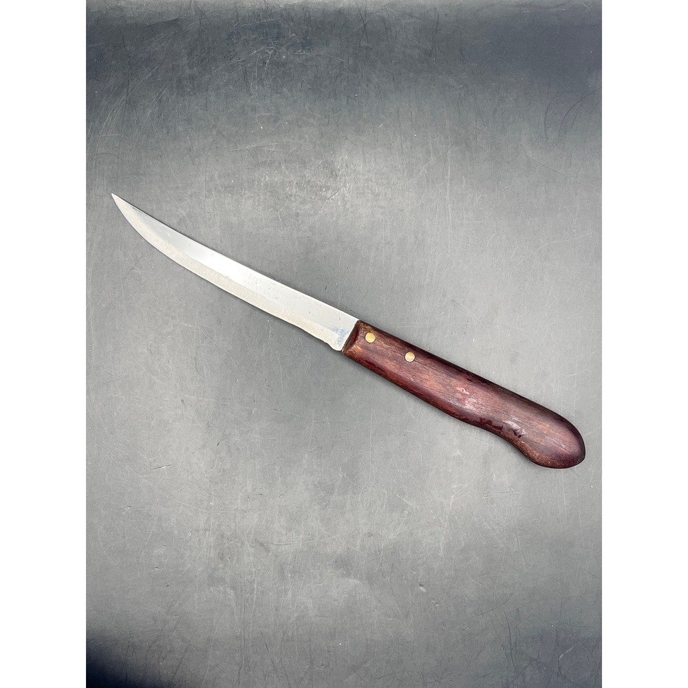 Vtg Imperial Fillet Knife Stainless Steel Wood Handle USA 9.25" Fish Boning